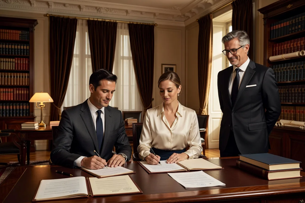 Document de succession internationale, couple franco-ukrainien