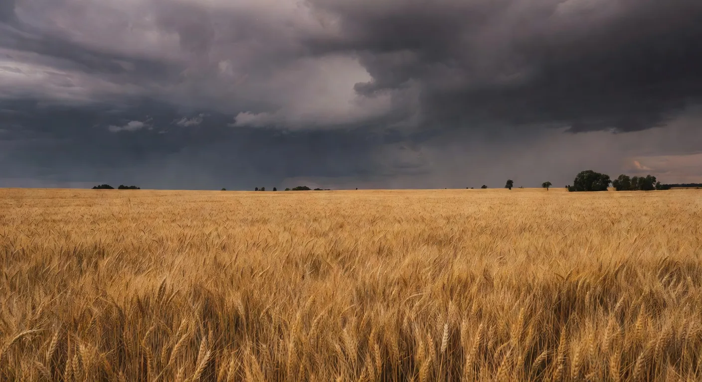 Steppe ukrainienne - paysage du Donbass